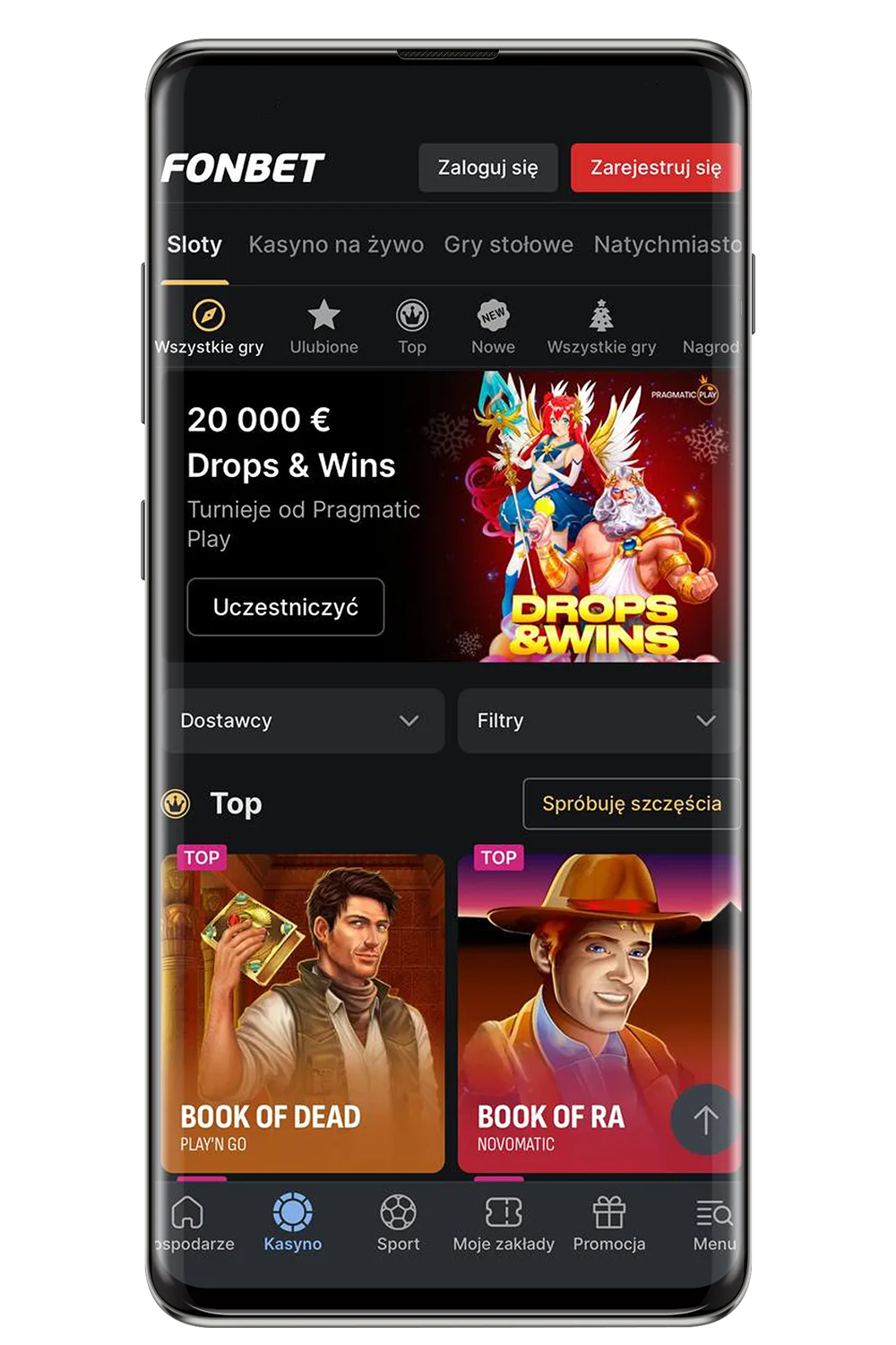 Zrzut ekranu z oficjalnej strony internetowej